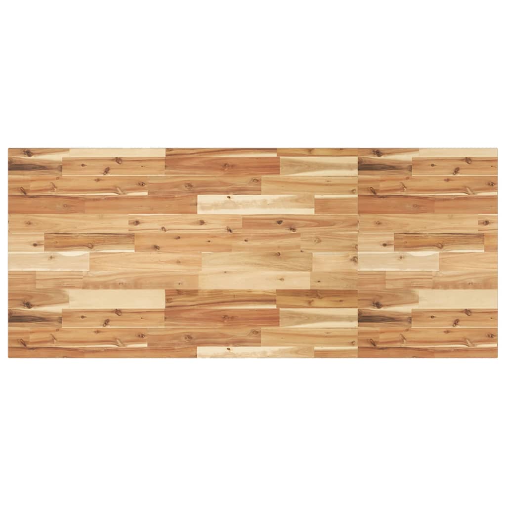 Tafelblad rechthoekig 120x60x2 cm massief acaciahout is nu te koop bij PeponiXL, paradijselijk wonen!