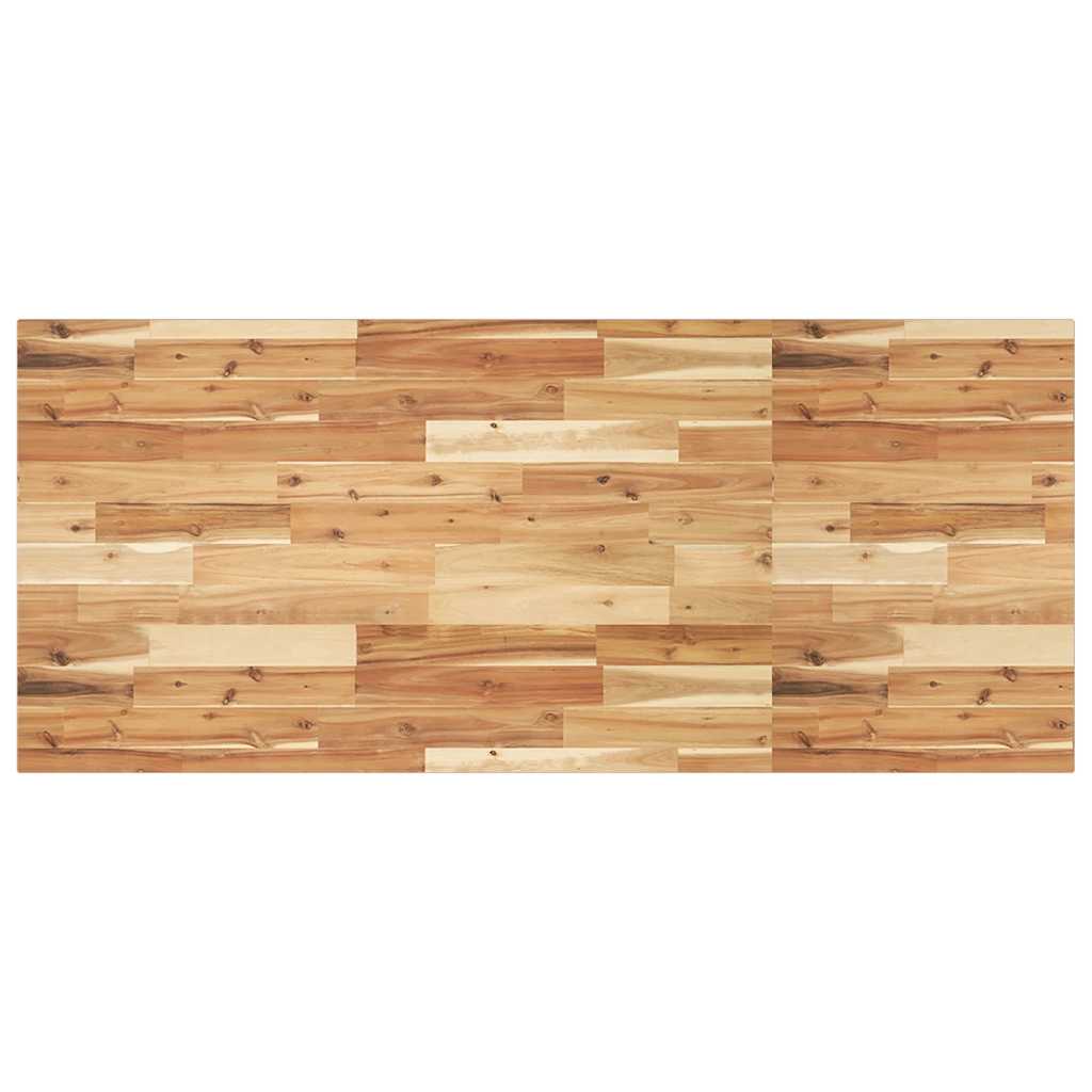 Tafelblad rechthoekig 120x60x2 cm massief acaciahout is nu te koop bij PeponiXL, paradijselijk wonen!