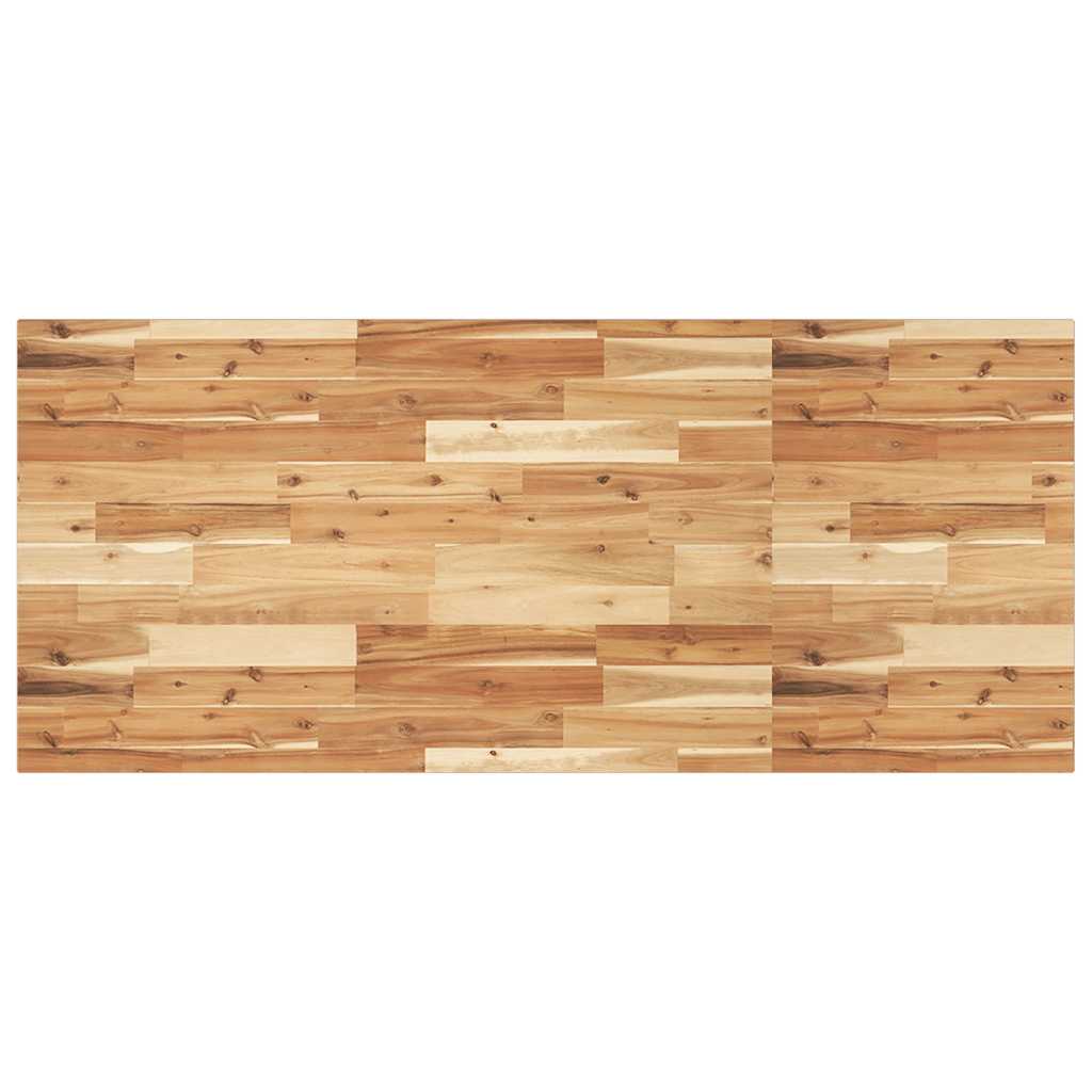 Tafelblad rechthoekig 140x60x2 cm massief acaciahout is nu te koop bij PeponiXL, paradijselijk wonen!
