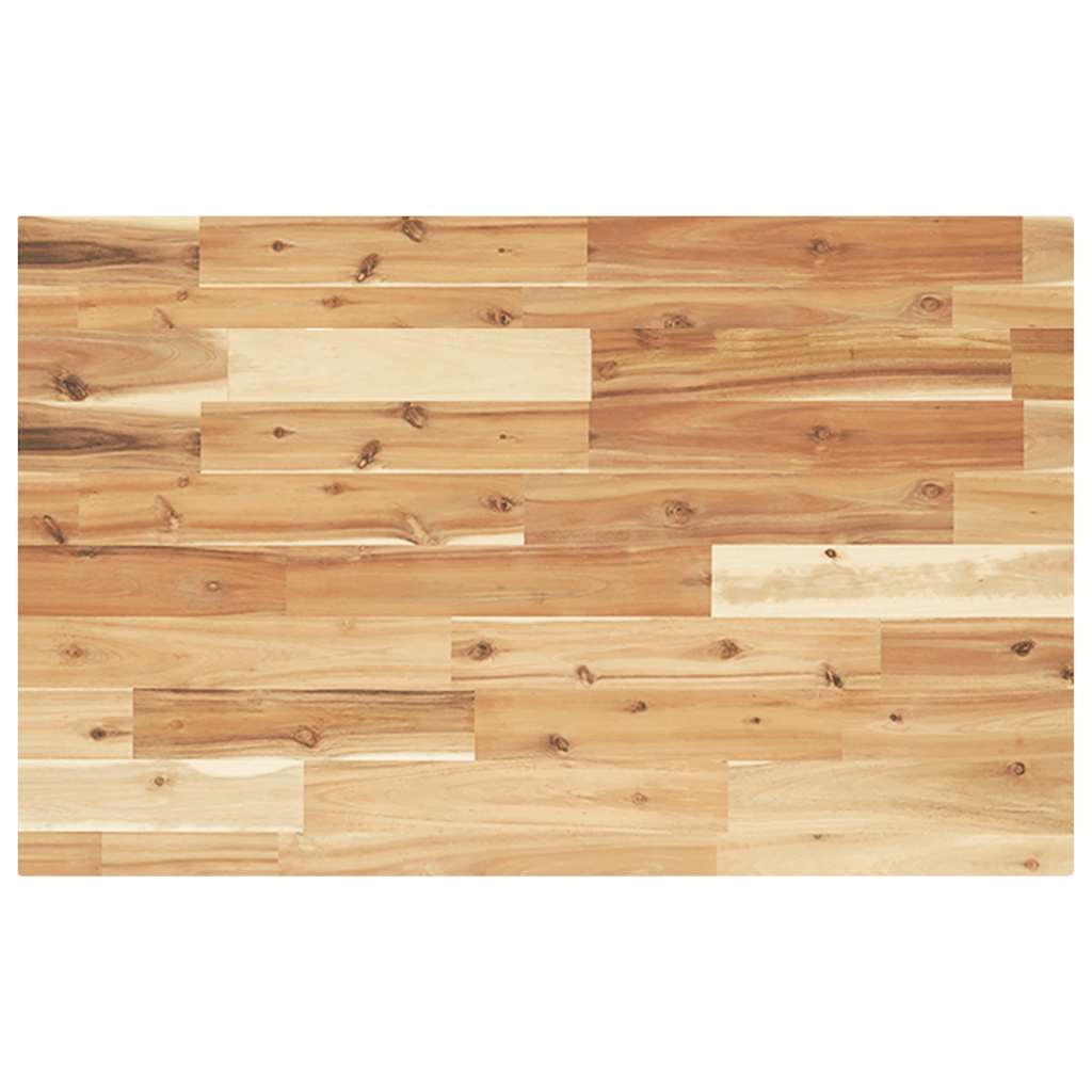 Tafelblad rechthoekig 80x50x4 cm massief acaciahout is nu te koop bij PeponiXL, paradijselijk wonen!