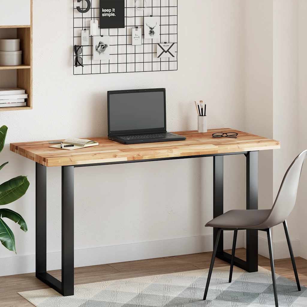 Tafelblad rechthoekig 120x60x4 cm massief acaciahout is nu te koop bij PeponiXL, paradijselijk wonen!