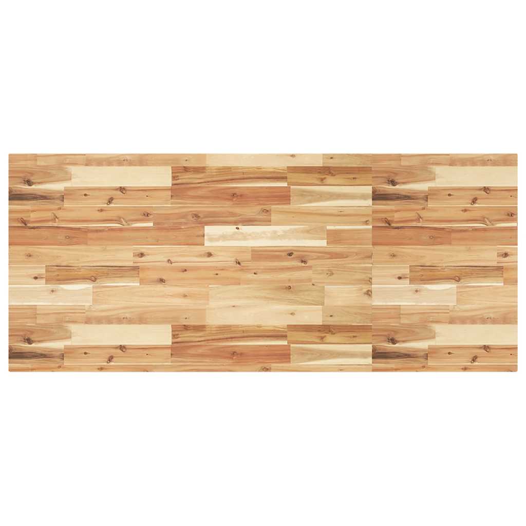 Tafelblad rechthoekig 140x60x4 cm massief acaciahout is nu te koop bij PeponiXL, paradijselijk wonen!