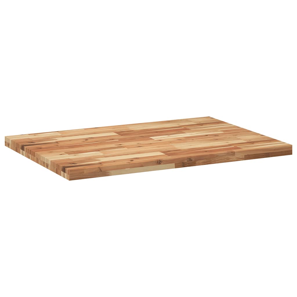 Tafelblad rechthoekig 100x70x4 cm massief acaciahout is nu te koop bij PeponiXL, paradijselijk wonen!