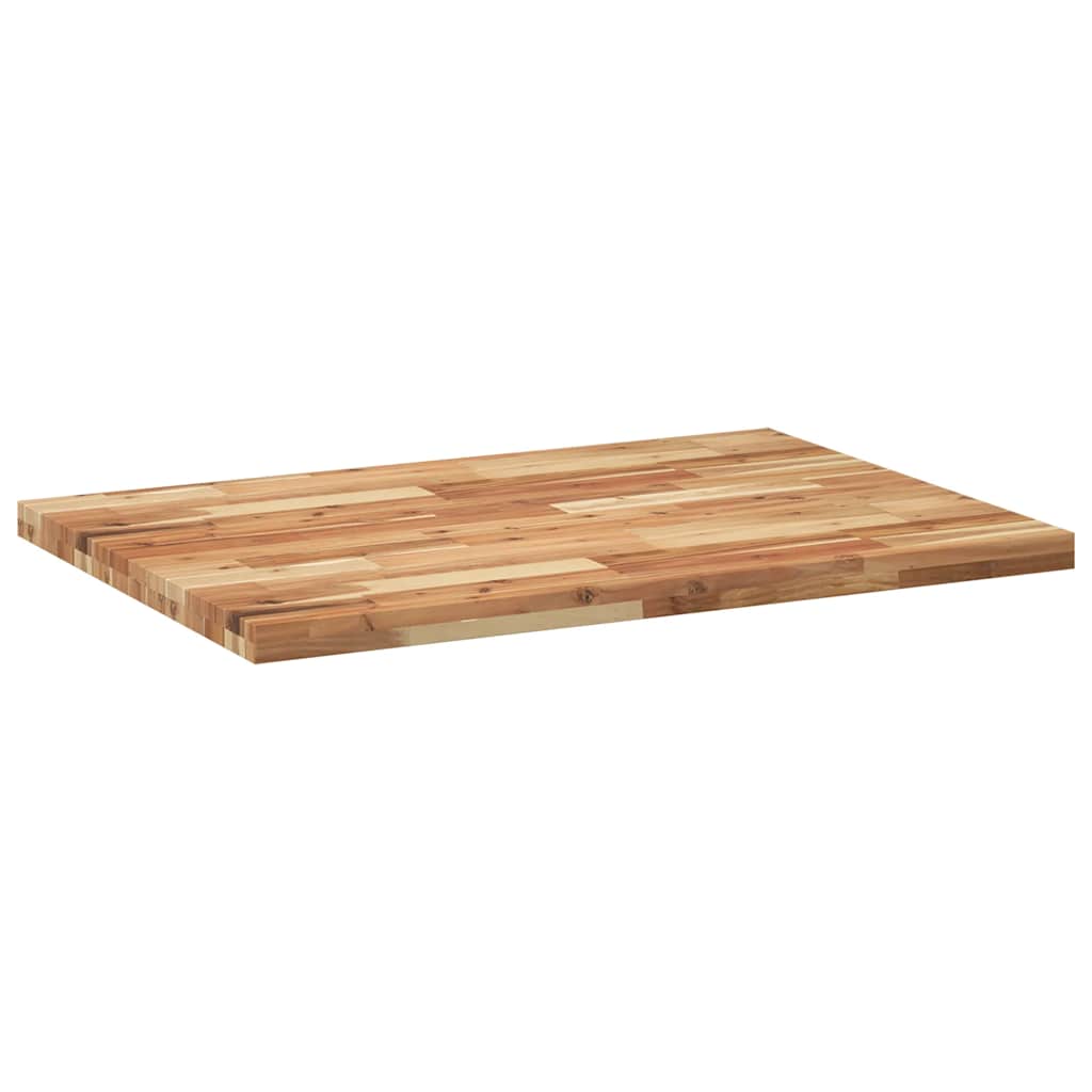 Tafelblad rechthoekig 100x70x4 cm massief acaciahout is nu te koop bij PeponiXL, paradijselijk wonen!