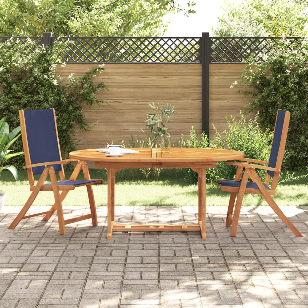 Tuinstoelen inklapbaar 2 st massief acaciahout en textileen is nu te koop bij PeponiXL, paradijselijk wonen!