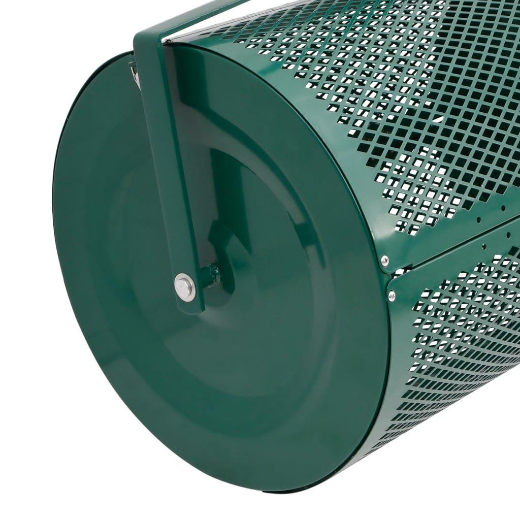 Compoststrooier 75L Ø40x60 cm staal groen is nu te koop bij PeponiXL, paradijselijk wonen!