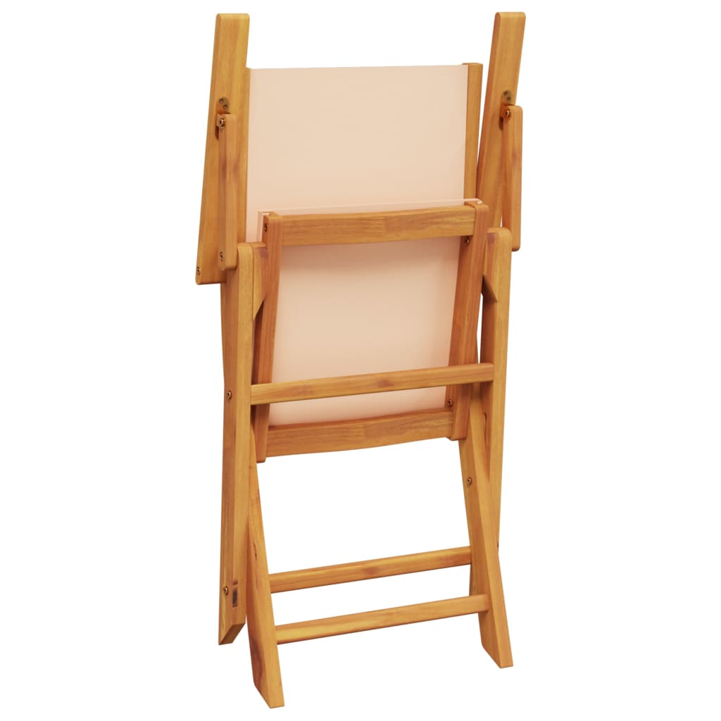 7-delige Tuinset massief hout en stof beige is nu te koop bij PeponiXL, paradijselijk wonen!