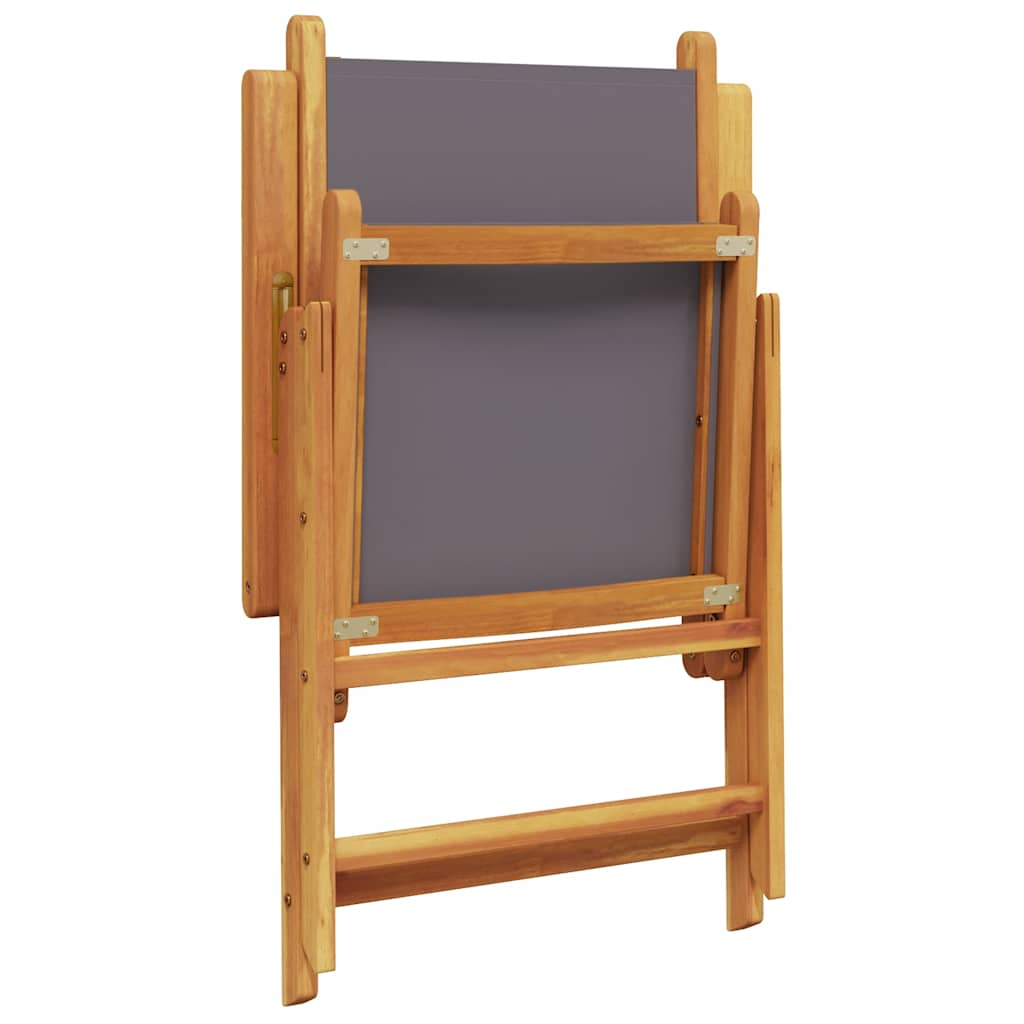 7-delige Tuinset massief hout en stof antracietkleurig is nu te koop bij PeponiXL, paradijselijk wonen!