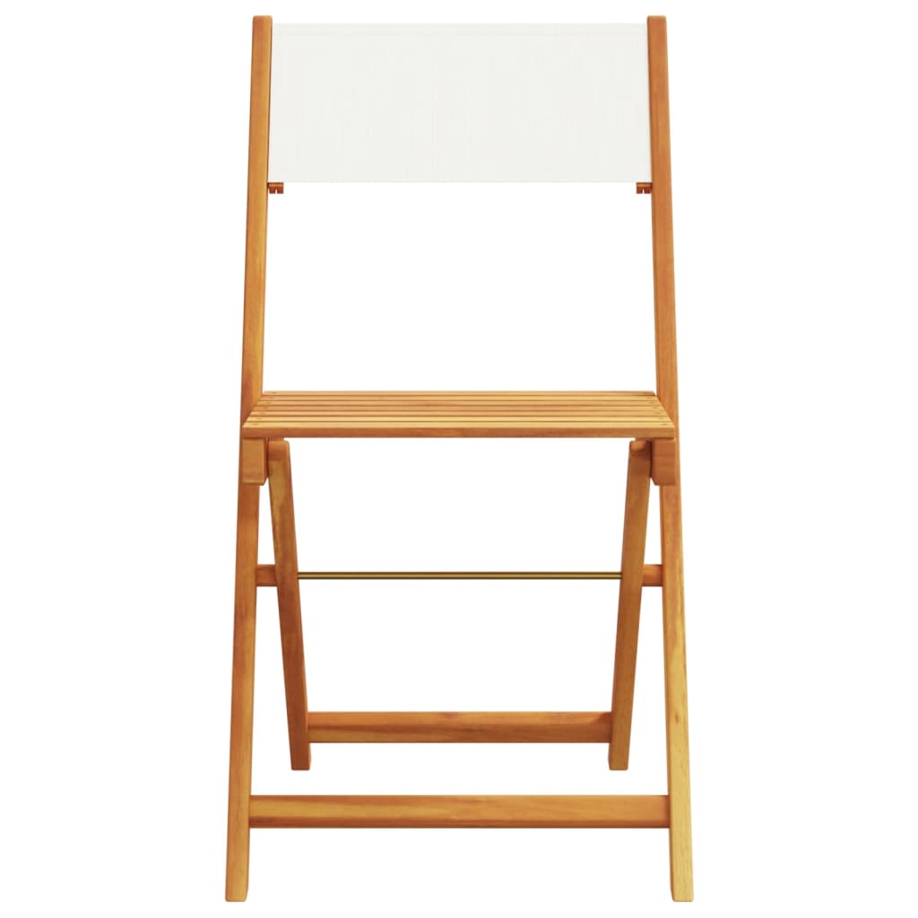 3-delige Bistroset stof en massief hout crèmewit is nu te koop bij PeponiXL, paradijselijk wonen!
