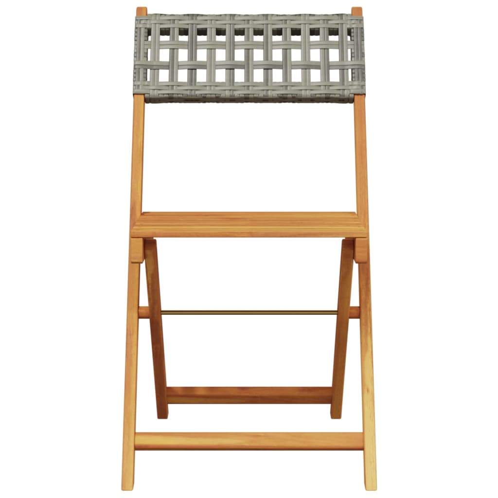 5-delige Tuinset poly rattan en massief hout grijs is nu te koop bij PeponiXL, paradijselijk wonen!