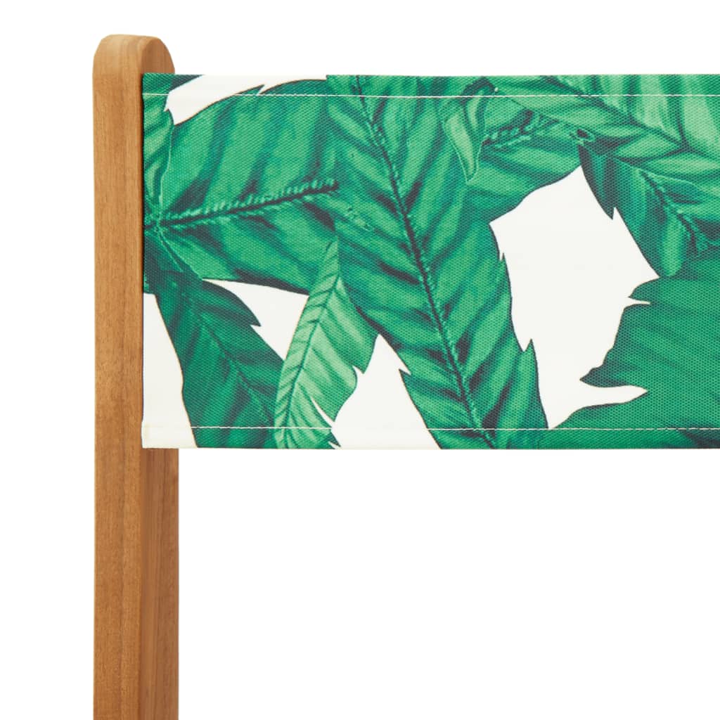 5-delige Tuinset bladpatroon stof en massief hout is nu te koop bij PeponiXL, paradijselijk wonen!