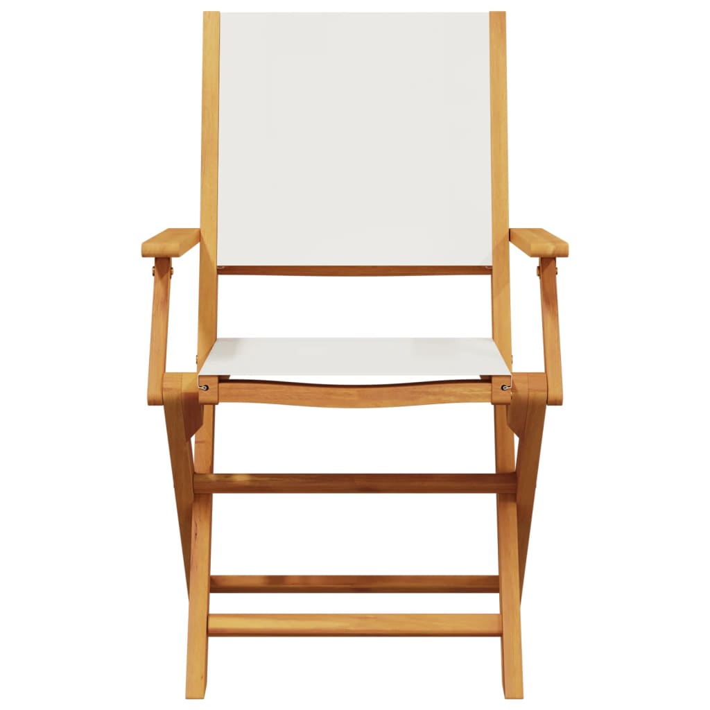 3-delige Bistroset stof en massief hout crèmewit is nu te koop bij PeponiXL, paradijselijk wonen!