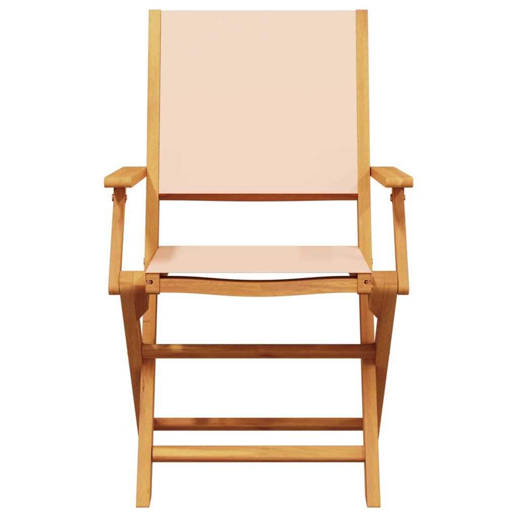 3-delige Bistroset stof en massief hout beige is nu te koop bij PeponiXL, paradijselijk wonen!