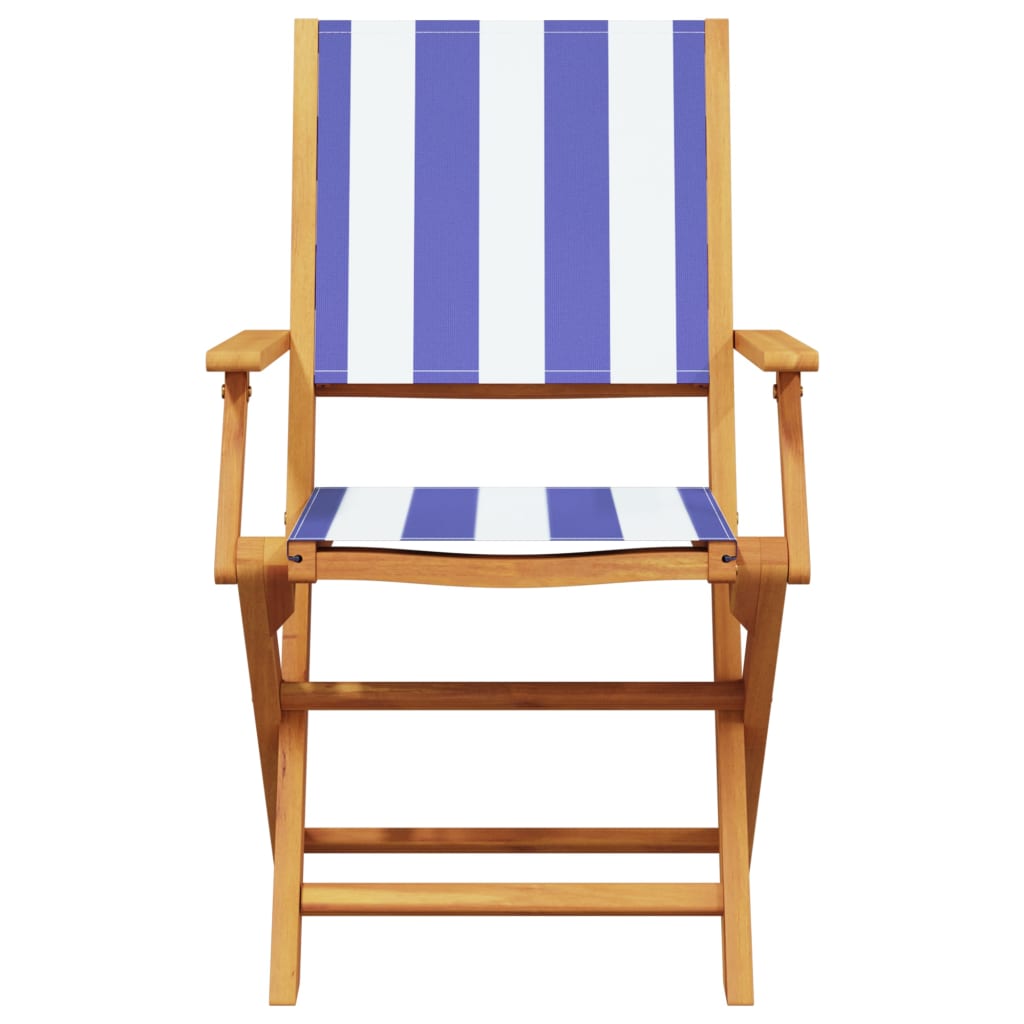3-delige Bistroset stof en massief hout blauw en wit is nu te koop bij PeponiXL, paradijselijk wonen!