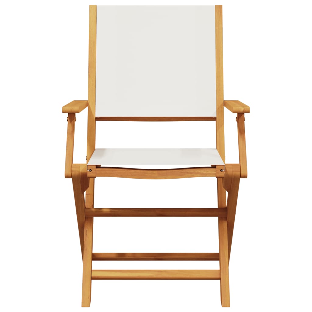 3-delige Bistroset stof en massief hout crèmewit is nu te koop bij PeponiXL, paradijselijk wonen!