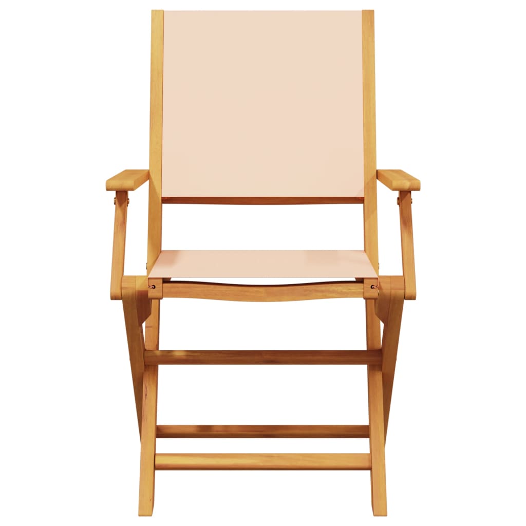 3-delige Bistroset stof en massief hout beige is nu te koop bij PeponiXL, paradijselijk wonen!