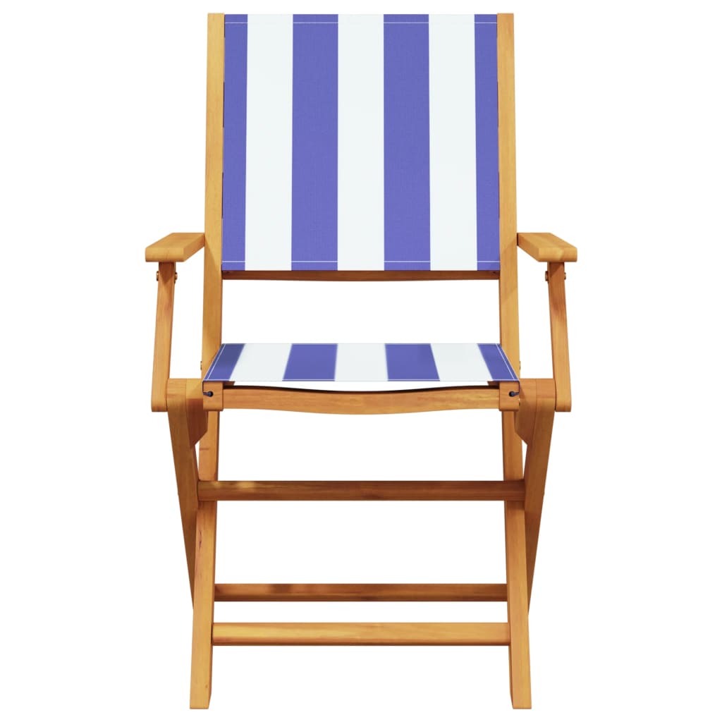 3-delige Bistroset stof en massief hout blauw en wit is nu te koop bij PeponiXL, paradijselijk wonen!