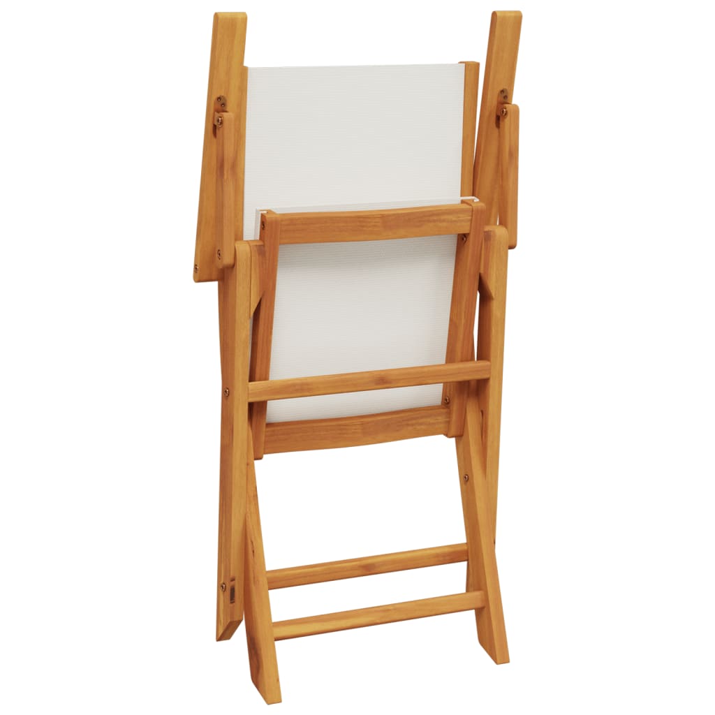 5-delige Tuinset massief hout en stof crèmewit is nu te koop bij PeponiXL, paradijselijk wonen!
