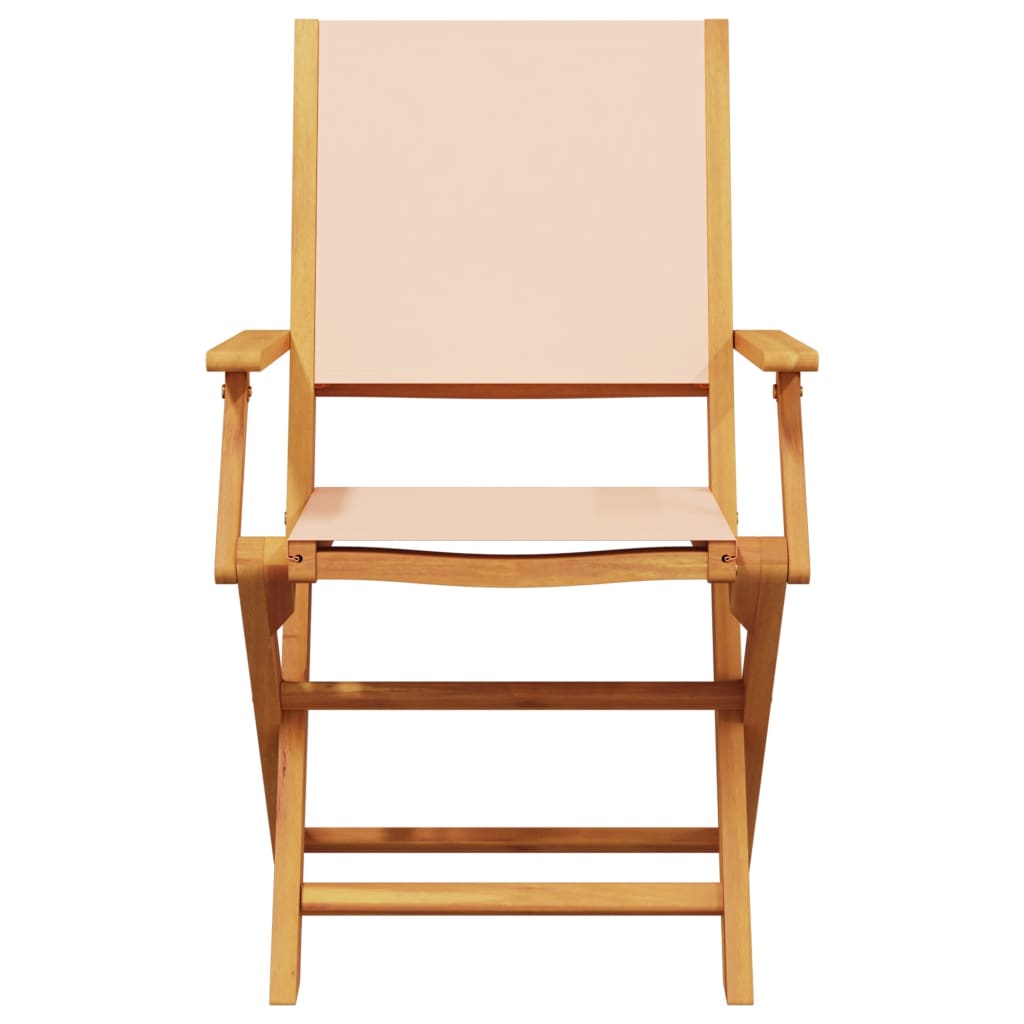 5-delige Tuinset massief hout en stof beige is nu te koop bij PeponiXL, paradijselijk wonen!