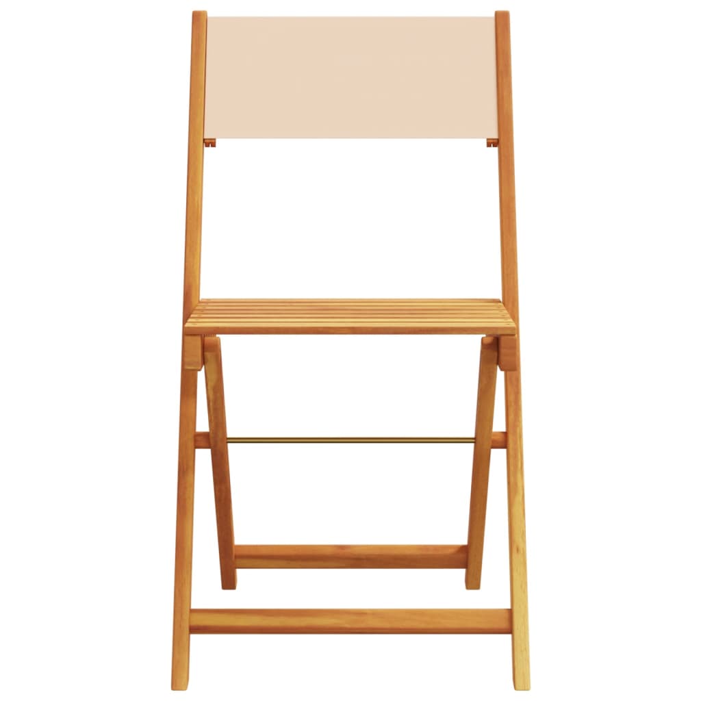 3-delige Bistroset stof en massief hout beige is nu te koop bij PeponiXL, paradijselijk wonen!