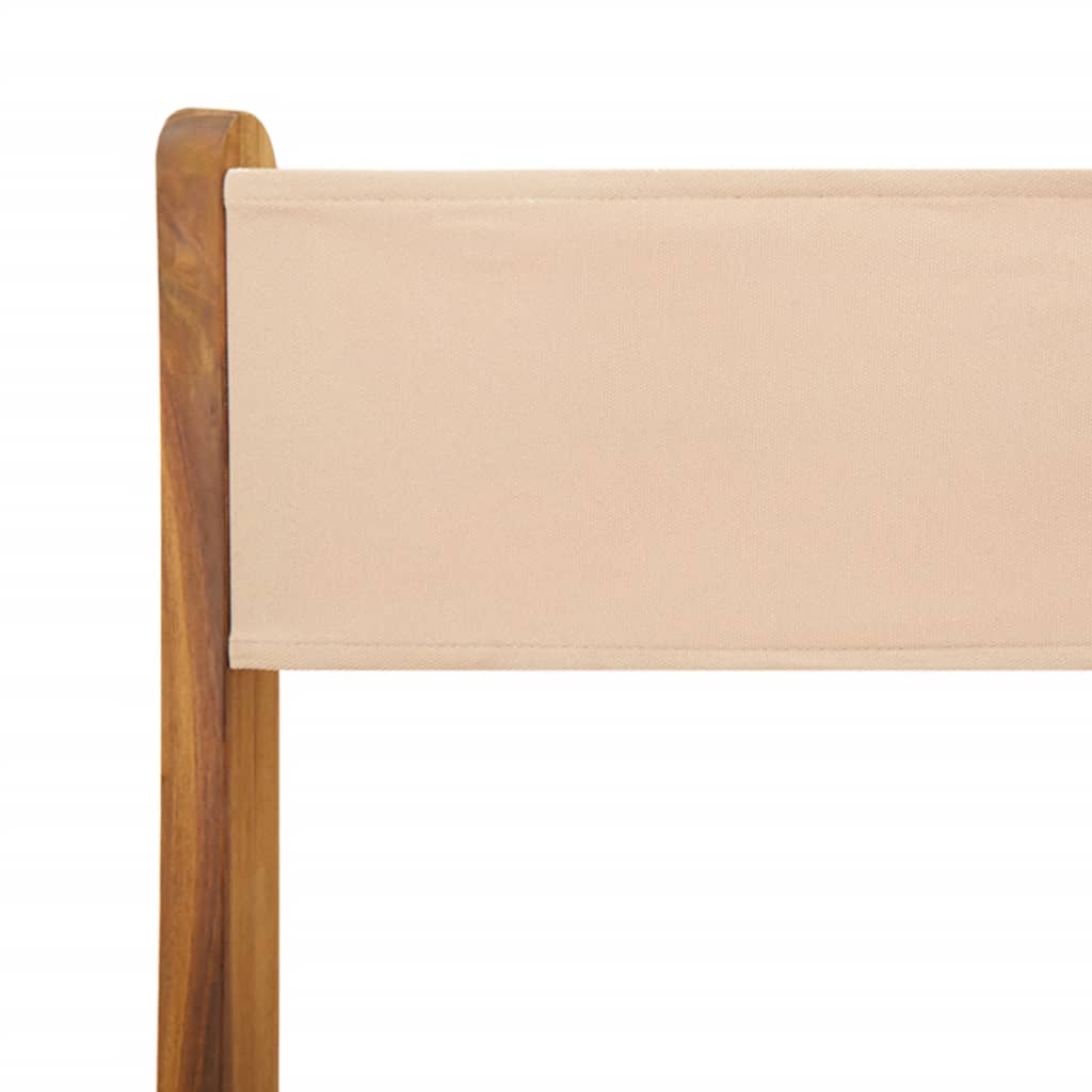3-delige Bistroset stof en massief hout beige is nu te koop bij PeponiXL, paradijselijk wonen!