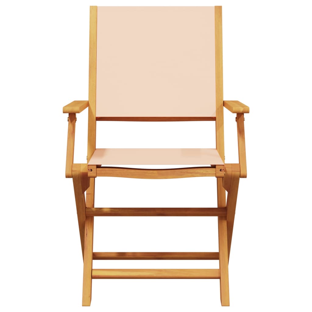 3-delige Bistroset stof en massief hout beige is nu te koop bij PeponiXL, paradijselijk wonen!