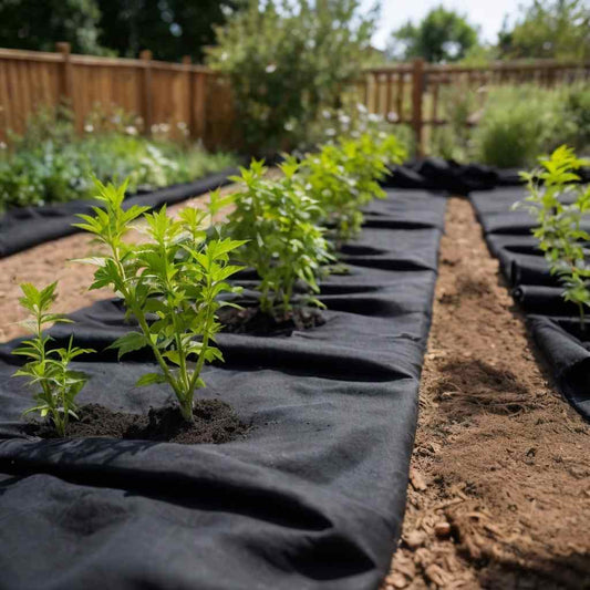 Geotextielmembraan 1x150 m polyestervezel zwart is nu te koop bij PeponiXL, paradijselijk wonen!