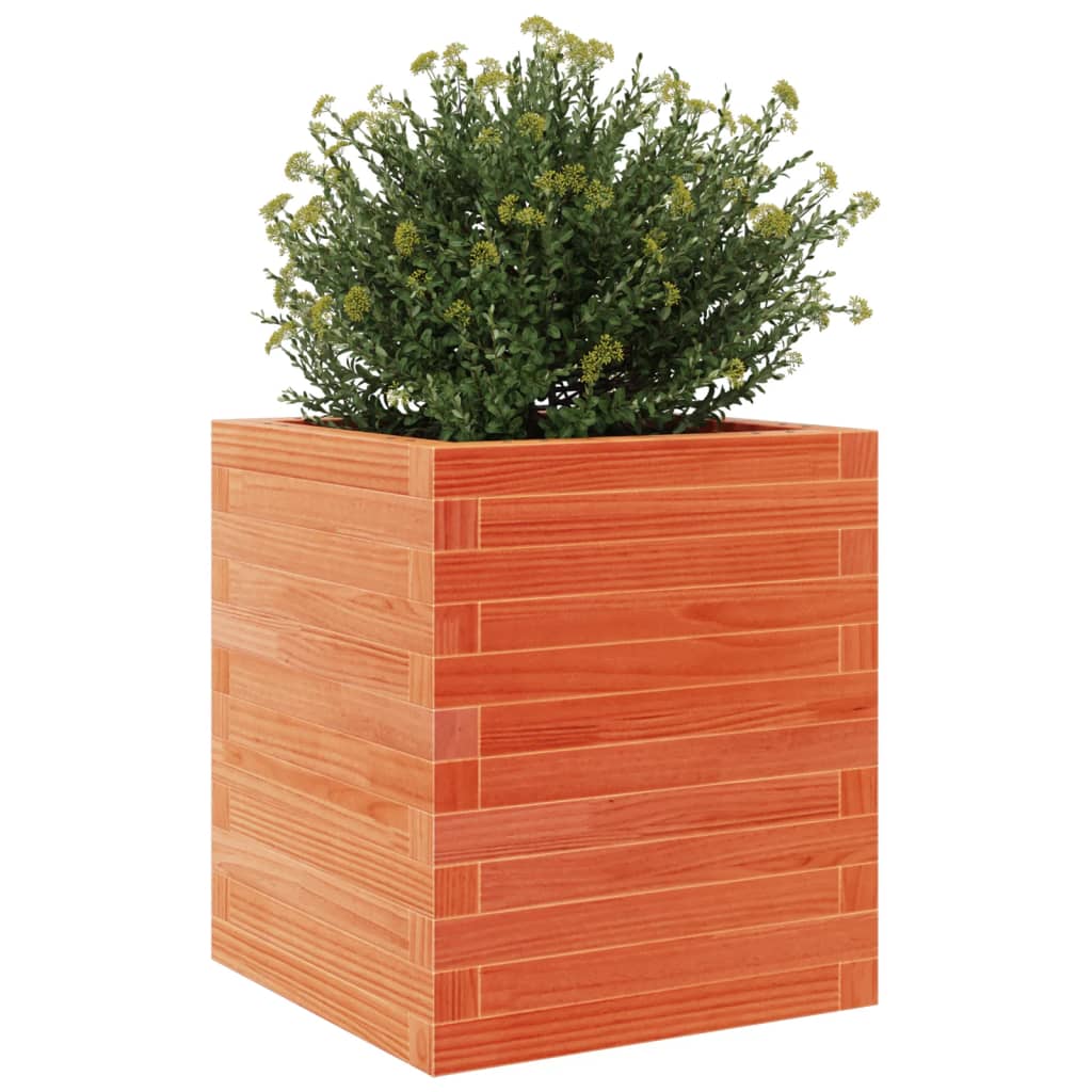 Plantenbak 40x40x46 cm massief grenenhout wasbruin is nu te koop bij PeponiXL, paradijselijk wonen!