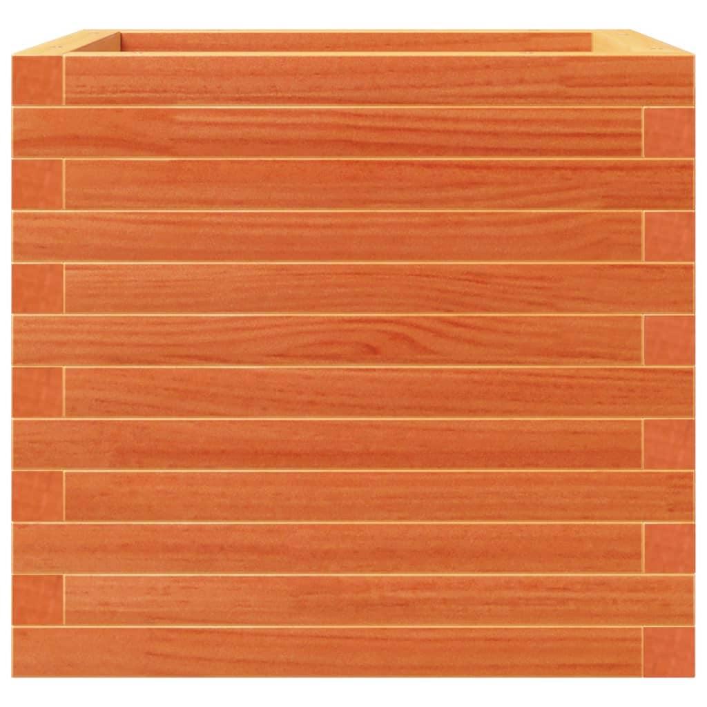 Plantenbak 50x50x46 cm massief grenenhout wasbruin is nu te koop bij PeponiXL, paradijselijk wonen!