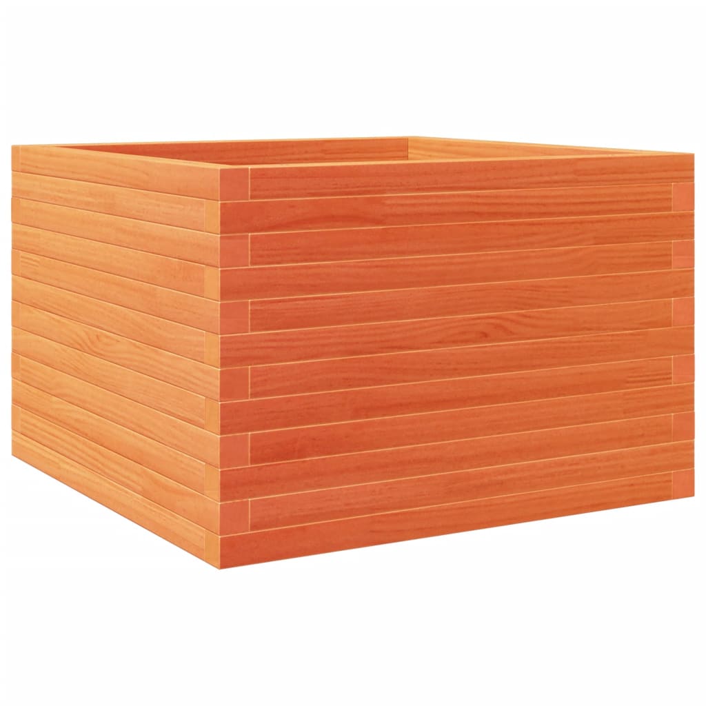 Plantenbak 70x70x46 cm massief grenenhout wasbruin is nu te koop bij PeponiXL, paradijselijk wonen!