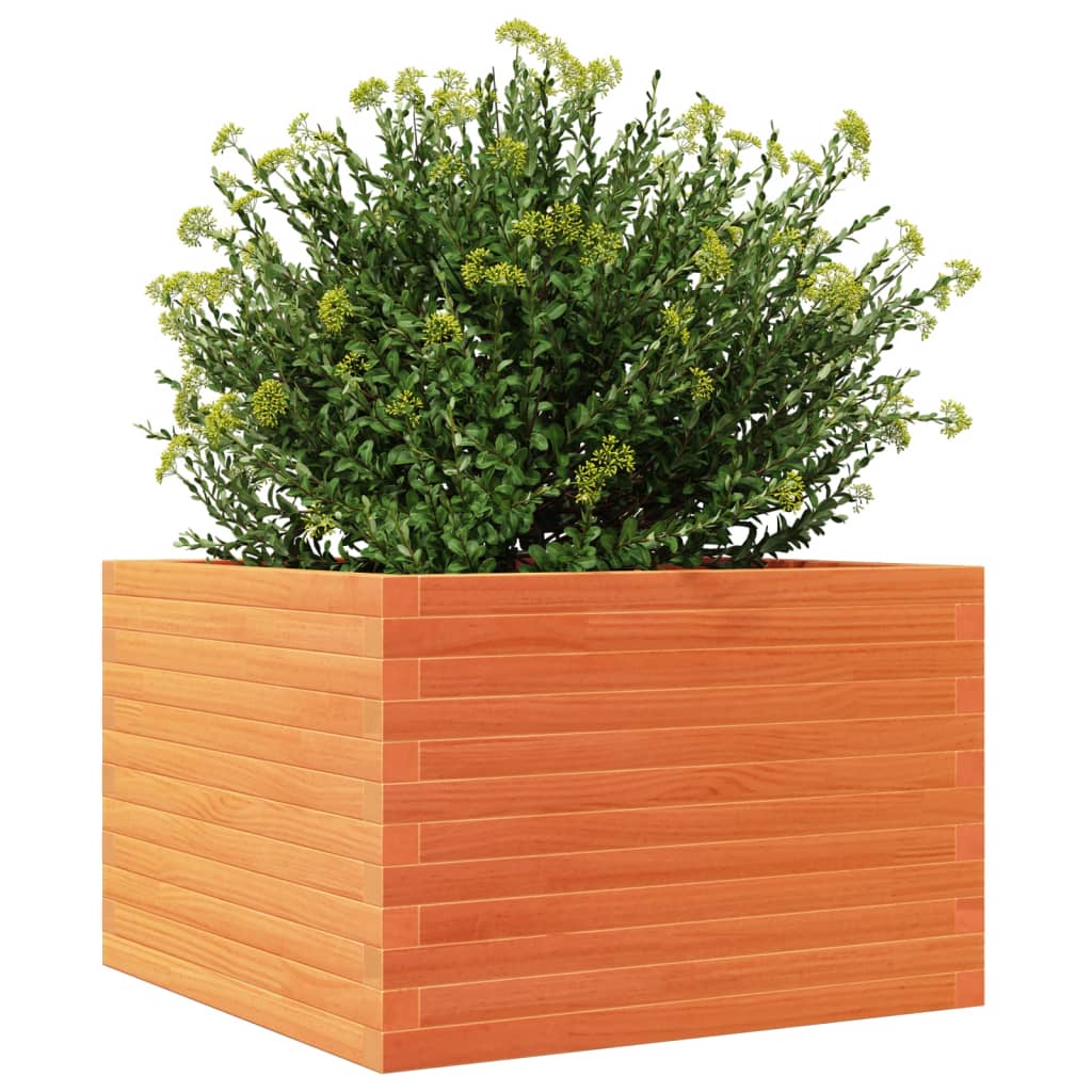 Plantenbak 70x70x46 cm massief grenenhout wasbruin is nu te koop bij PeponiXL, paradijselijk wonen!