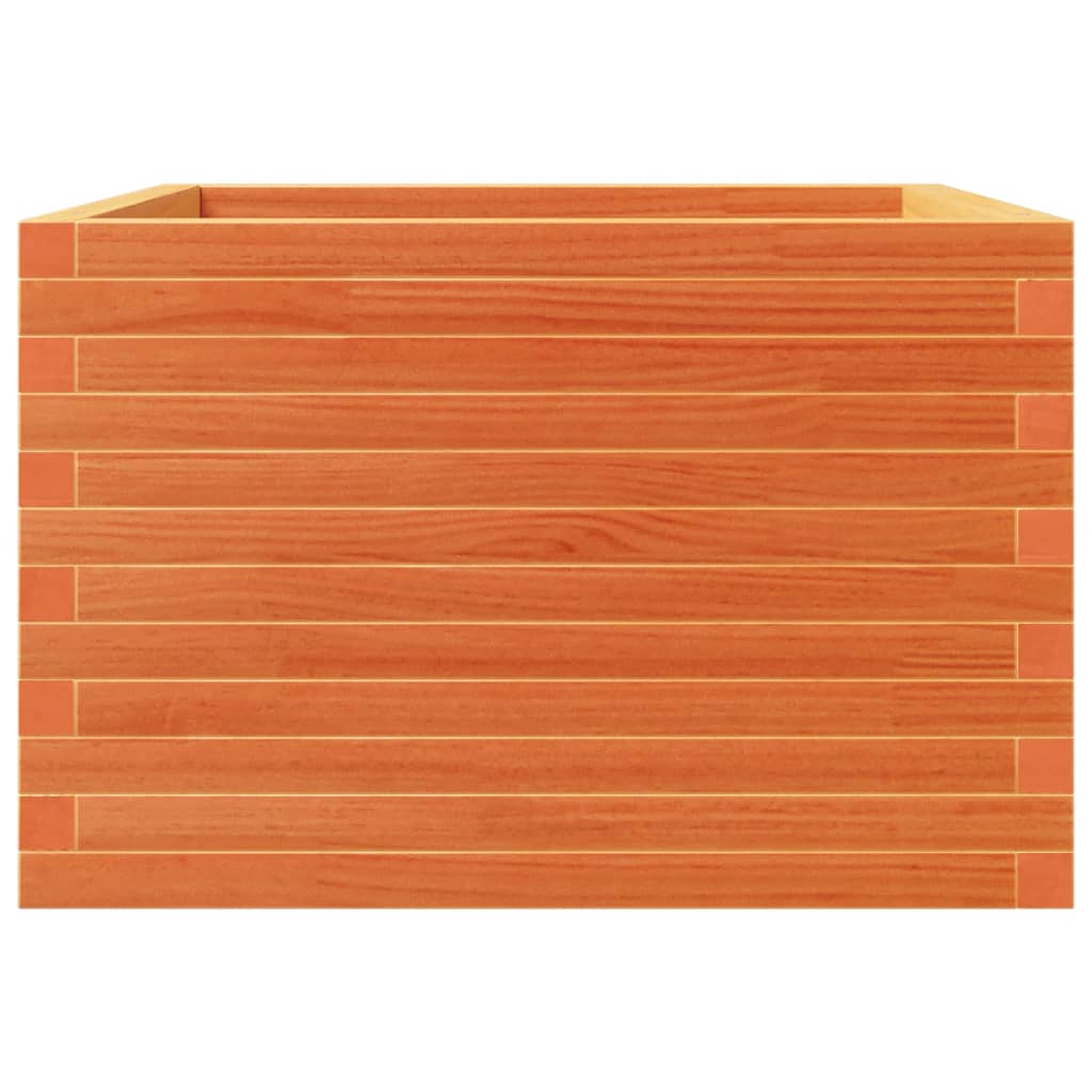 Plantenbak 70x70x46 cm massief grenenhout wasbruin is nu te koop bij PeponiXL, paradijselijk wonen!