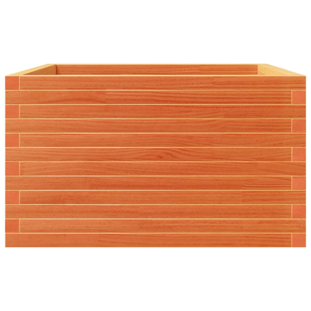 Plantenbak 80x80x46 cm massief grenenhout wasbruin is nu te koop bij PeponiXL, paradijselijk wonen!