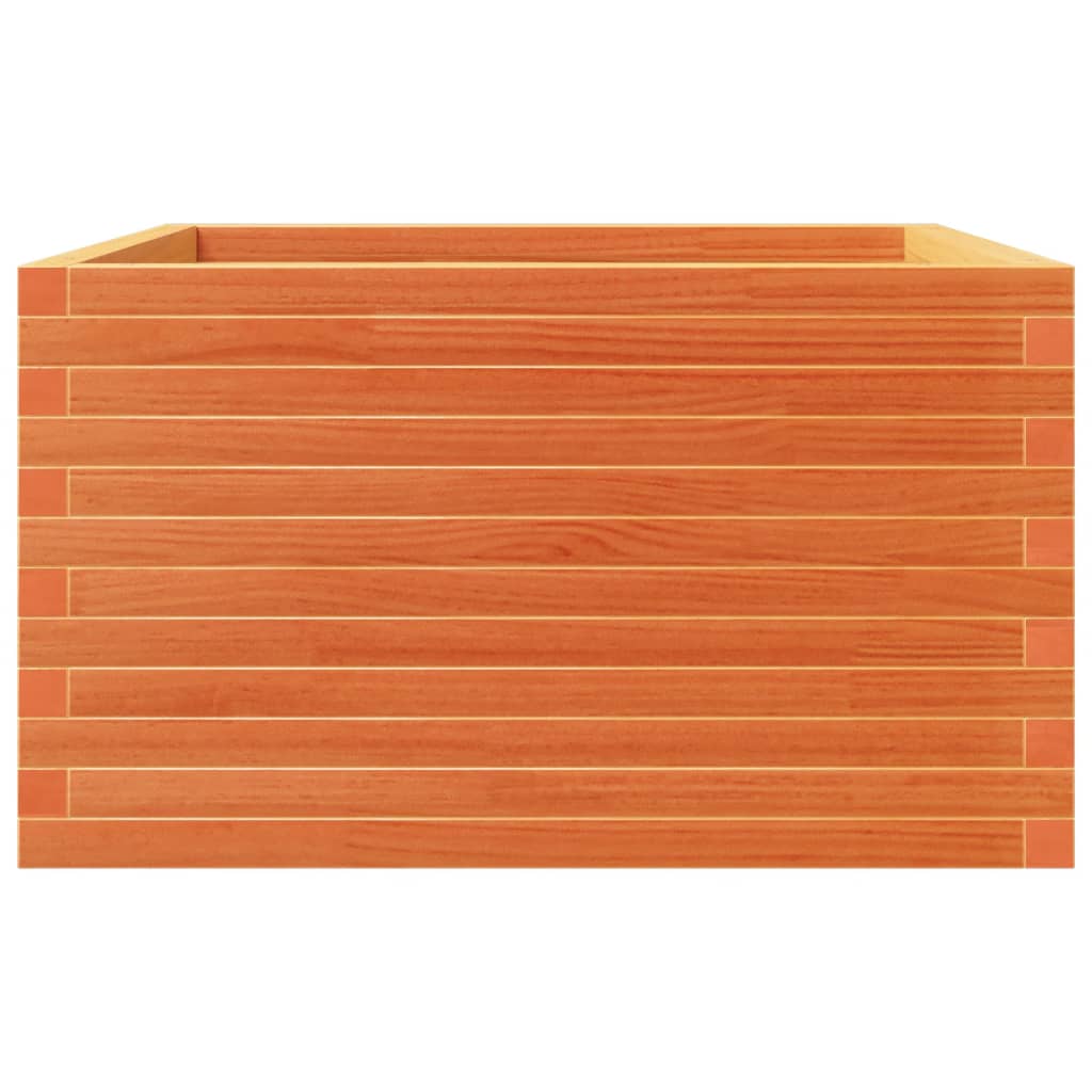 Plantenbak 80x80x46 cm massief grenenhout wasbruin is nu te koop bij PeponiXL, paradijselijk wonen!