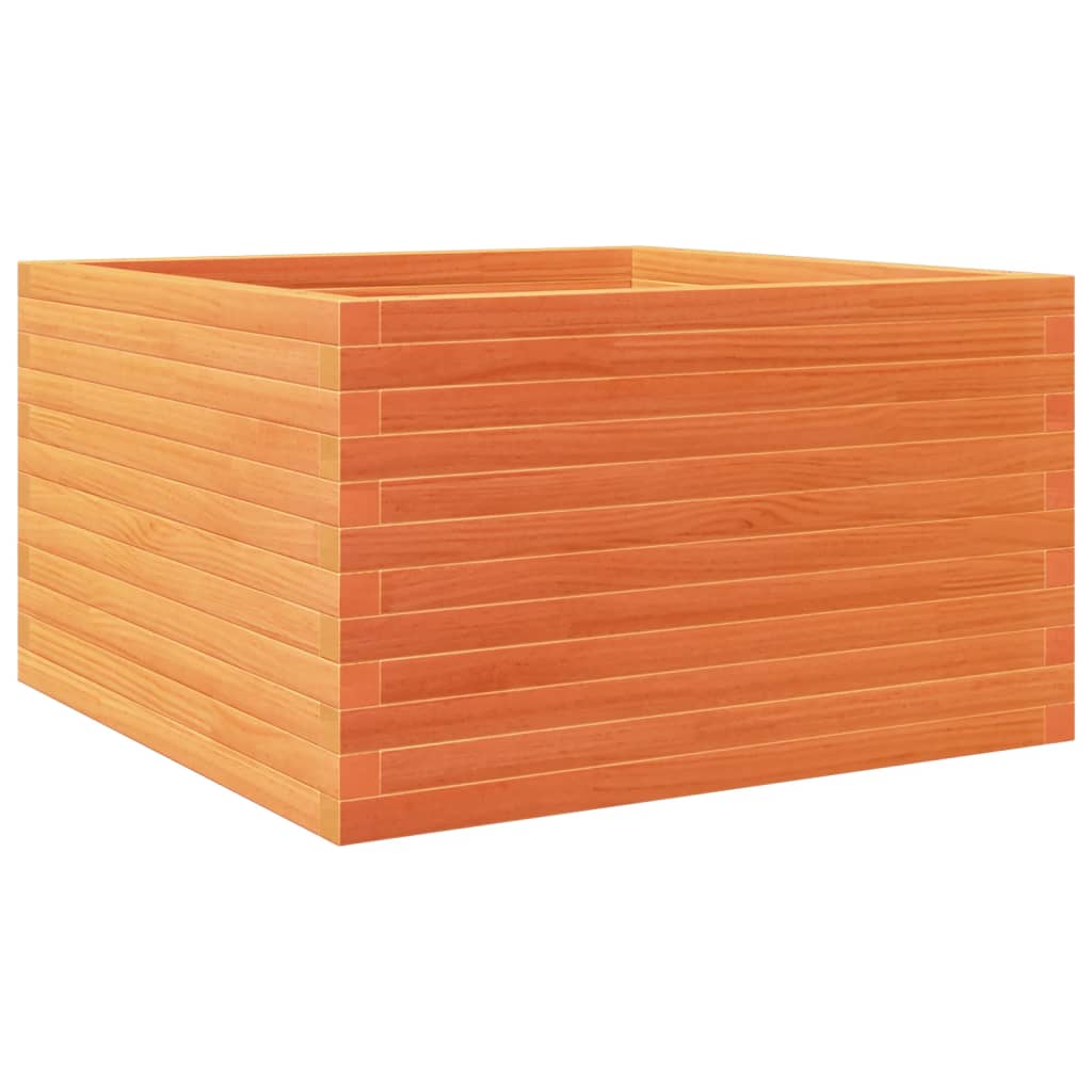Plantenbak 80x80x46 cm massief grenenhout wasbruin is nu te koop bij PeponiXL, paradijselijk wonen!