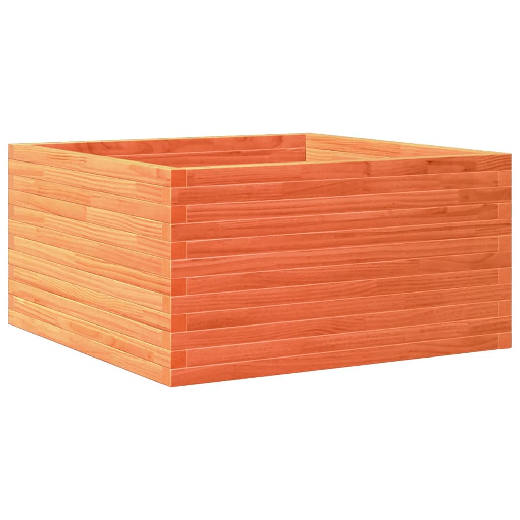 Plantenbak 90x90x46 cm massief grenenhout wasbruin is nu te koop bij PeponiXL, paradijselijk wonen!