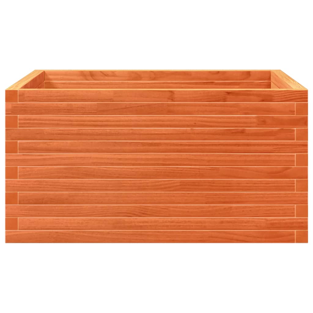 Plantenbak 90x90x46 cm massief grenenhout wasbruin is nu te koop bij PeponiXL, paradijselijk wonen!