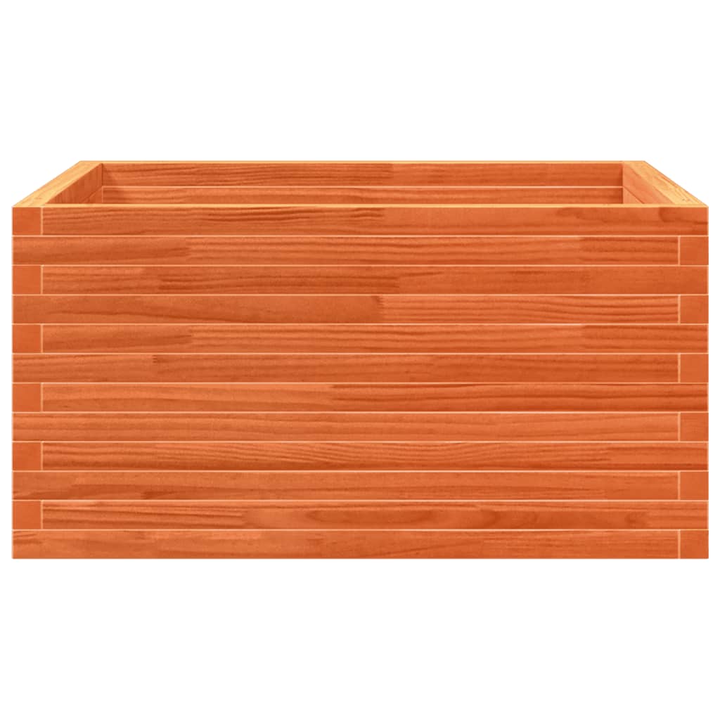 Plantenbak 90x90x46 cm massief grenenhout wasbruin is nu te koop bij PeponiXL, paradijselijk wonen!