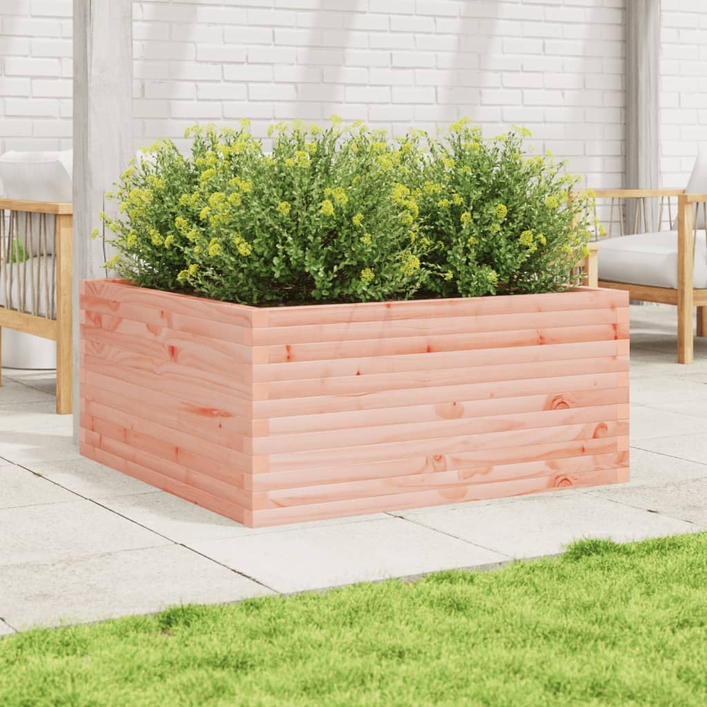 Plantenbak 100x100x46 cm massief douglashout is nu te koop bij PeponiXL, paradijselijk wonen!