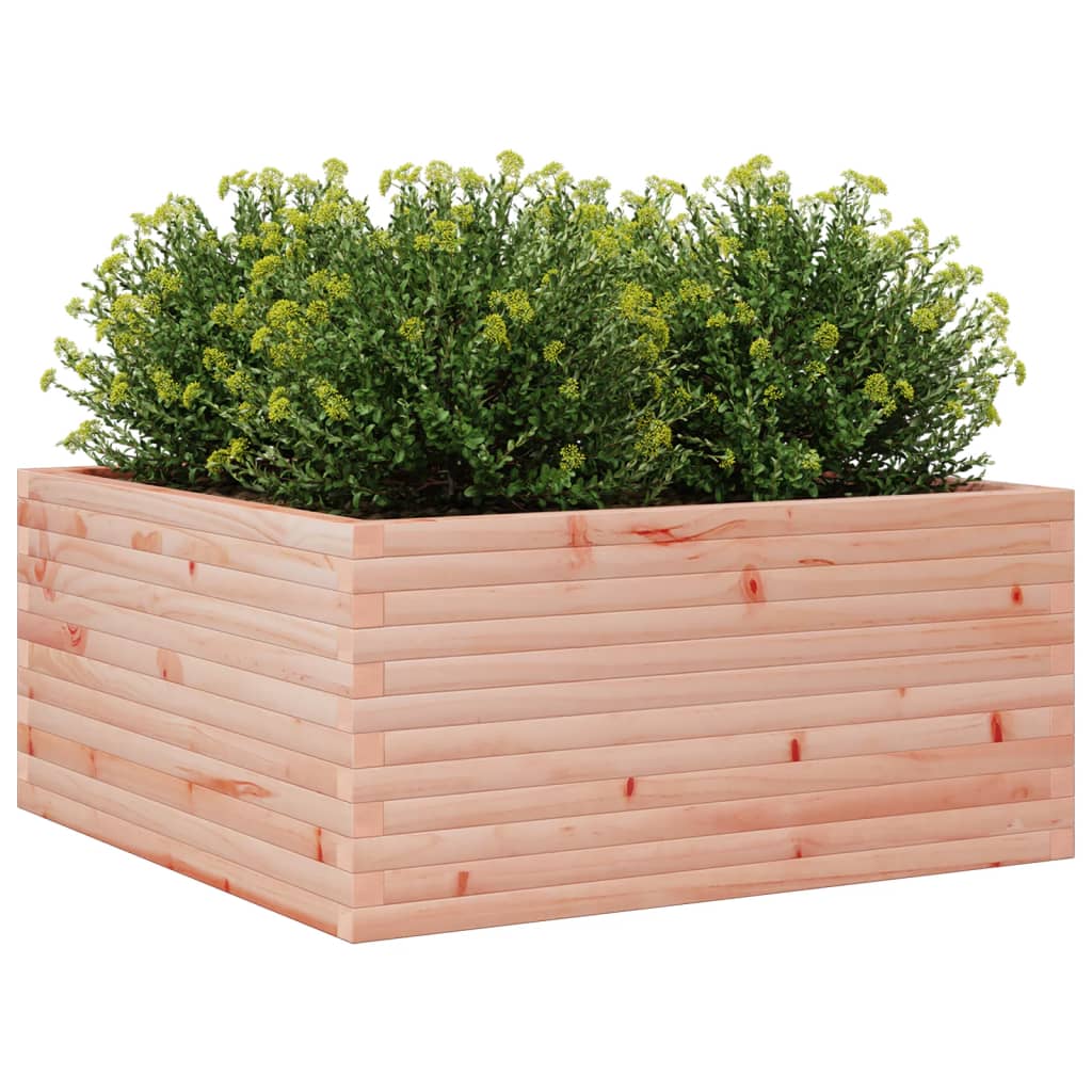 Plantenbak 100x100x46 cm massief douglashout is nu te koop bij PeponiXL, paradijselijk wonen!