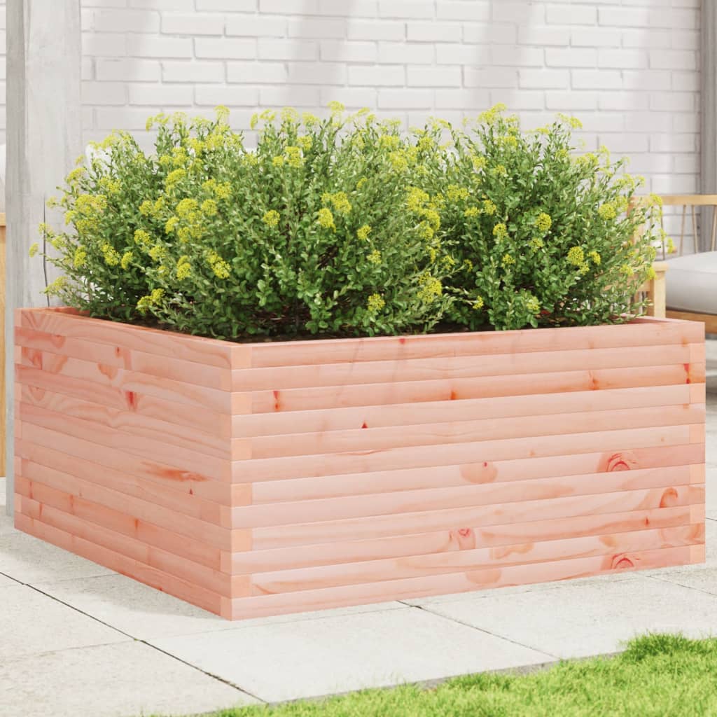 Plantenbak 100x100x46 cm massief douglashout is nu te koop bij PeponiXL, paradijselijk wonen!