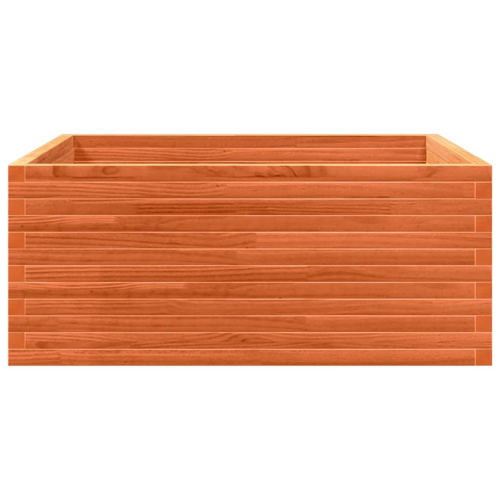 Plantenbak 110x110x46 cm massief grenenhout wasbruin is nu te koop bij PeponiXL, paradijselijk wonen!