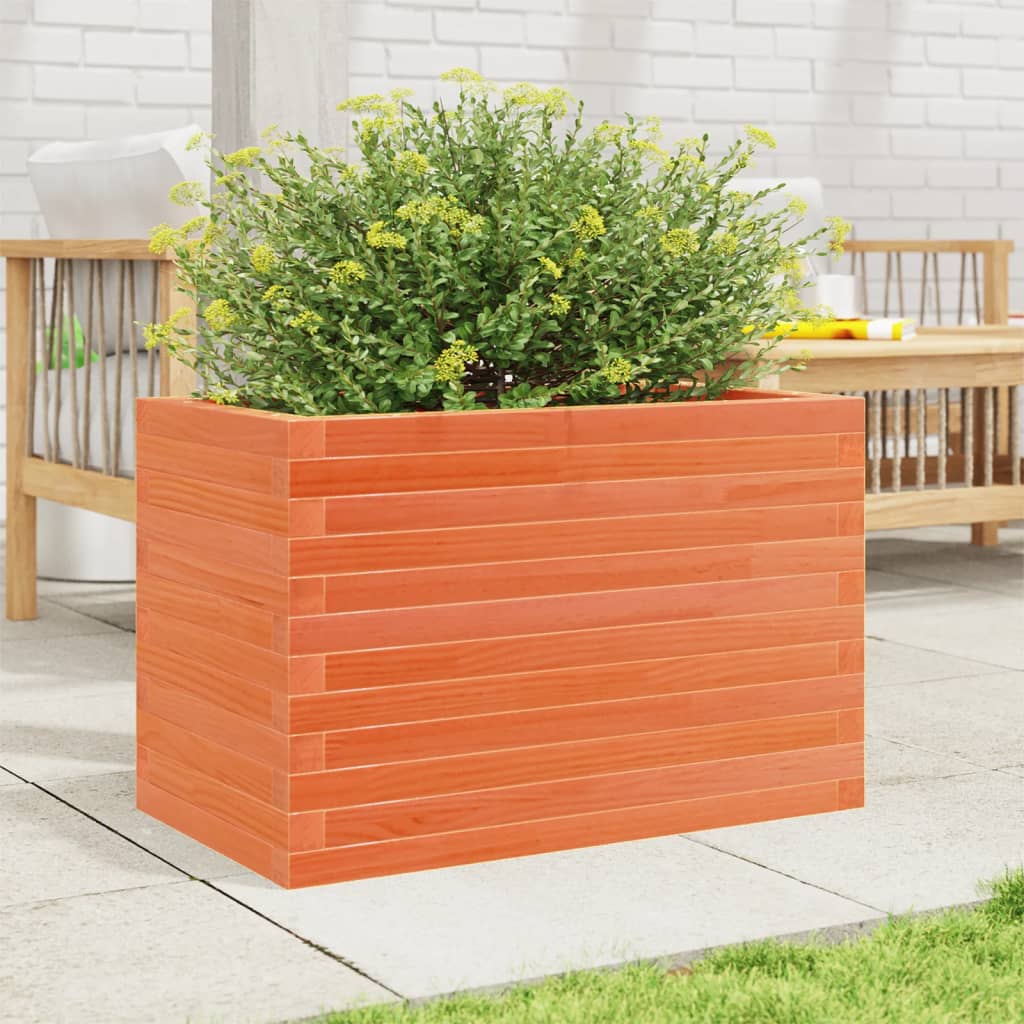 Plantenbak 70x40x46 cm massief grenenhout wasbruin is nu te koop bij PeponiXL, paradijselijk wonen!
