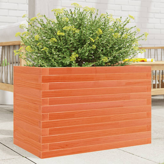 Plantenbak 70x40x46 cm massief grenenhout wasbruin is nu te koop bij PeponiXL, paradijselijk wonen!