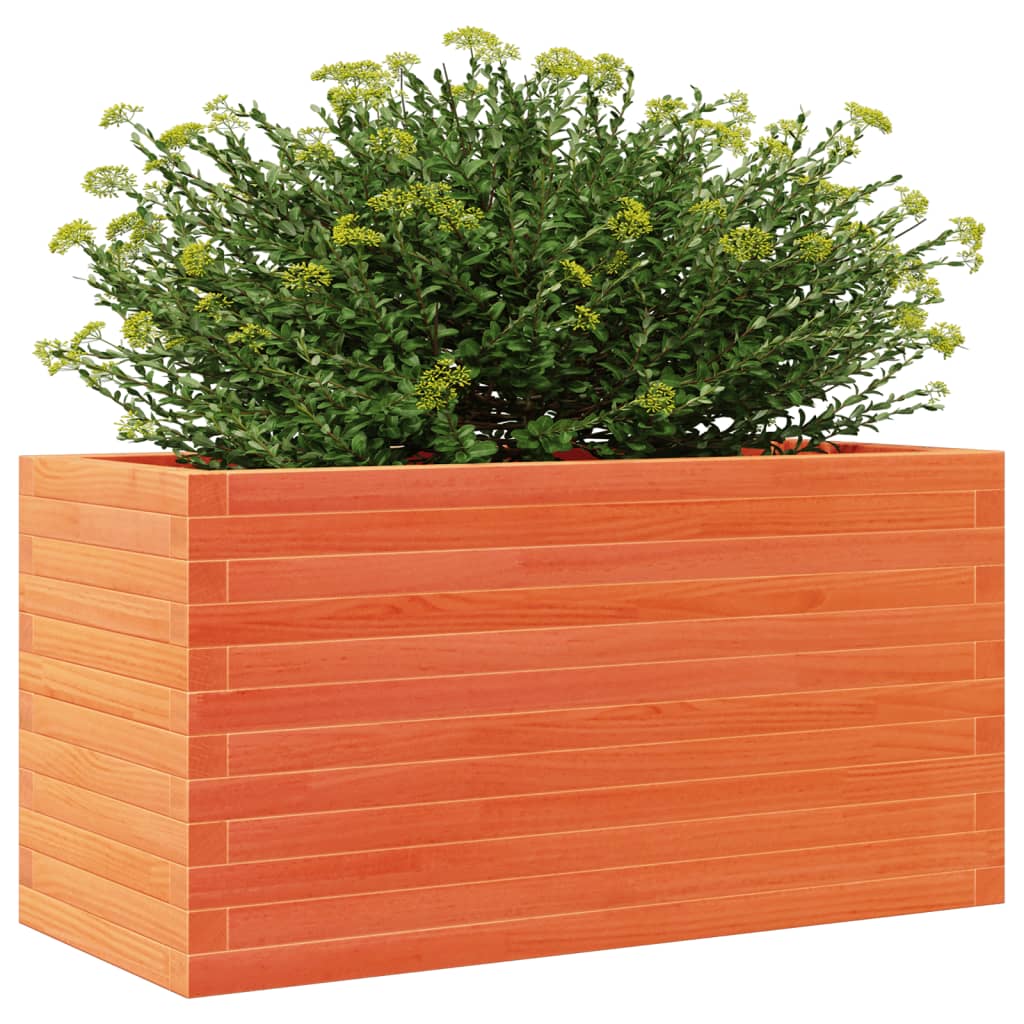 Plantenbak 90x40x46 cm massief grenenhout wasbruin is nu te koop bij PeponiXL, paradijselijk wonen!