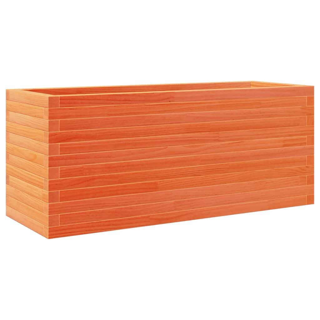 Plantenbak 110x40x46 cm massief grenenhout wasbruin is nu te koop bij PeponiXL, paradijselijk wonen!