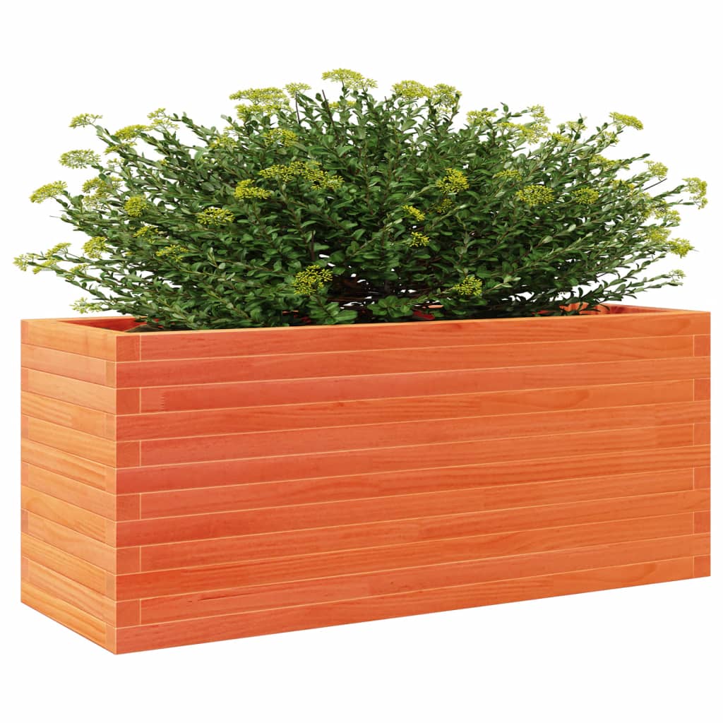 Plantenbak 110x40x46 cm massief grenenhout wasbruin is nu te koop bij PeponiXL, paradijselijk wonen!