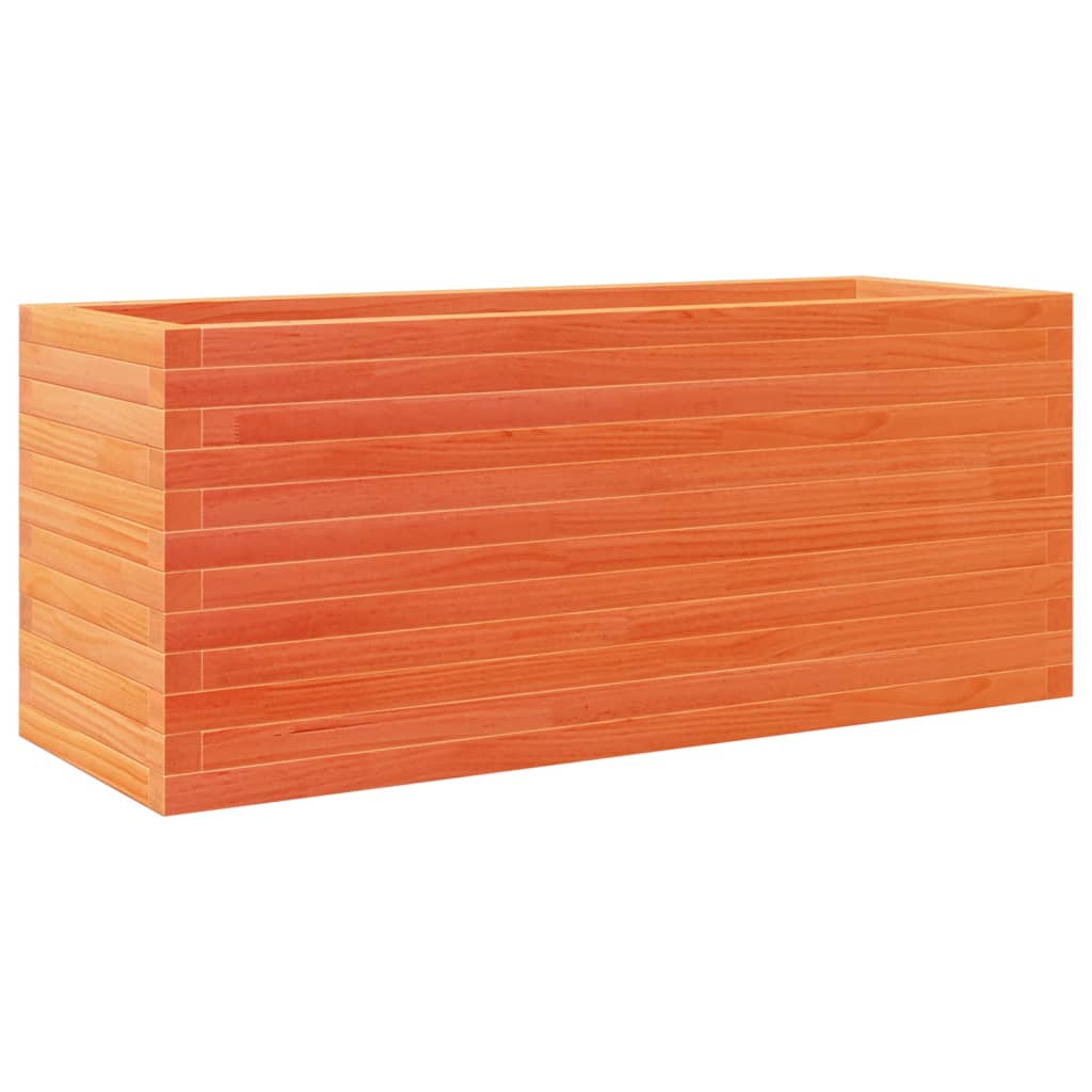 Plantenbak 110x40x46 cm massief grenenhout wasbruin is nu te koop bij PeponiXL, paradijselijk wonen!