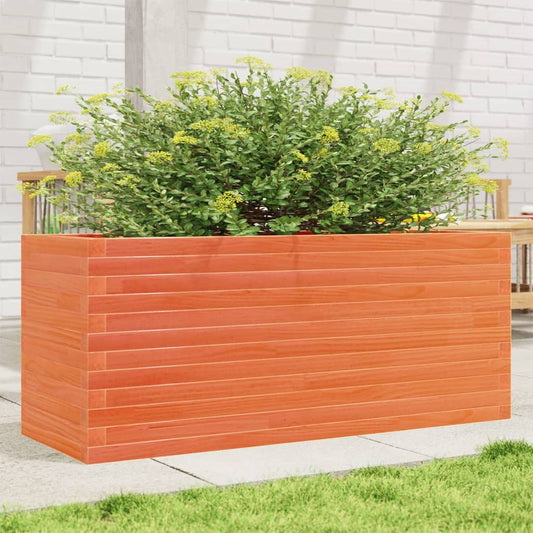 Plantenbak 110x40x46 cm massief grenenhout wasbruin is nu te koop bij PeponiXL, paradijselijk wonen!