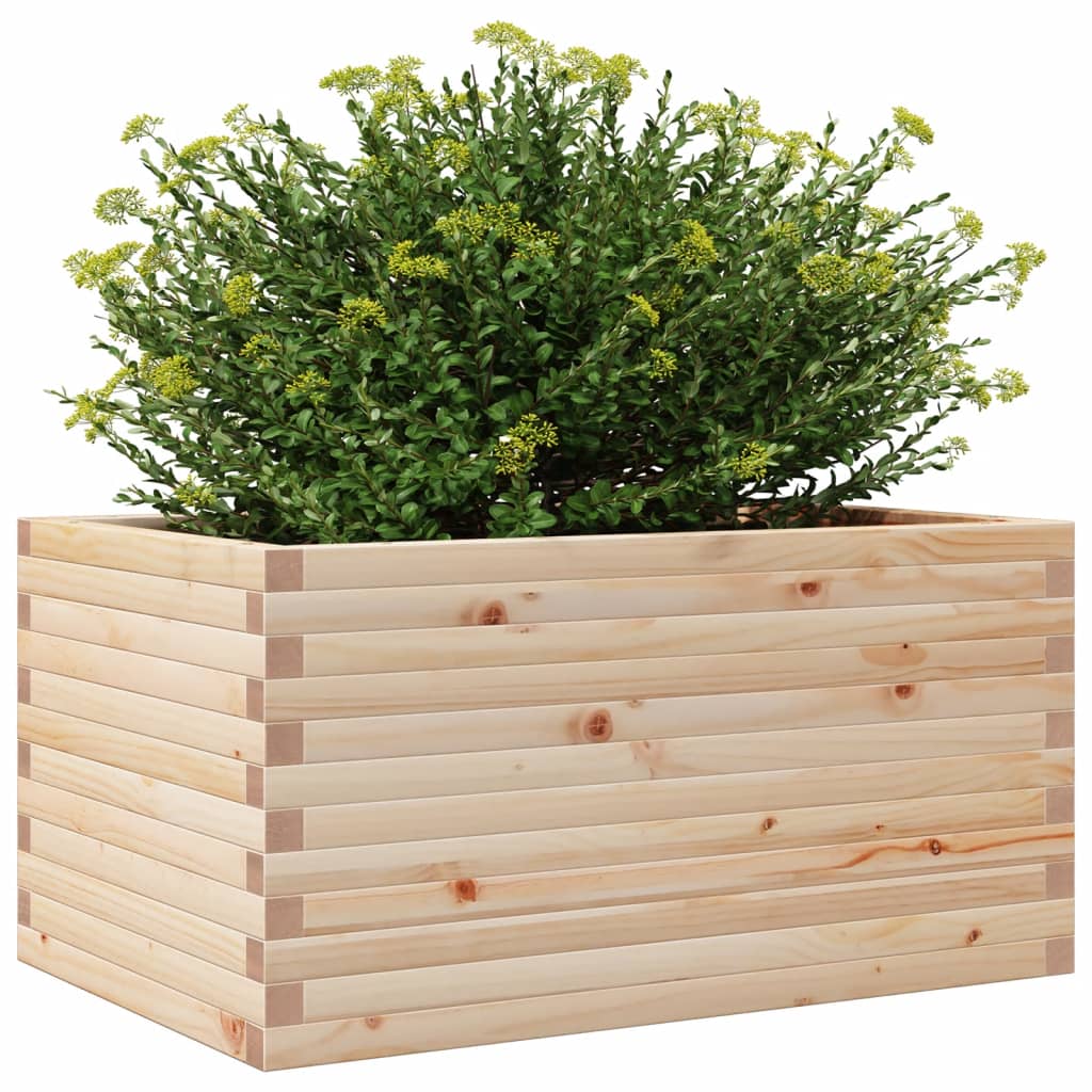 Plantenbak 90x60x46 cm massief grenenhout is nu te koop bij PeponiXL, paradijselijk wonen!